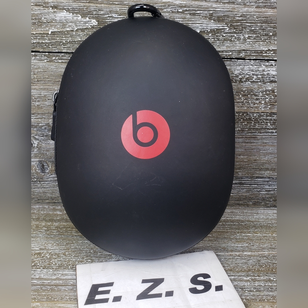 Beats Dr. Dre Headphone  Genuine Hard Black Red Carrying Case